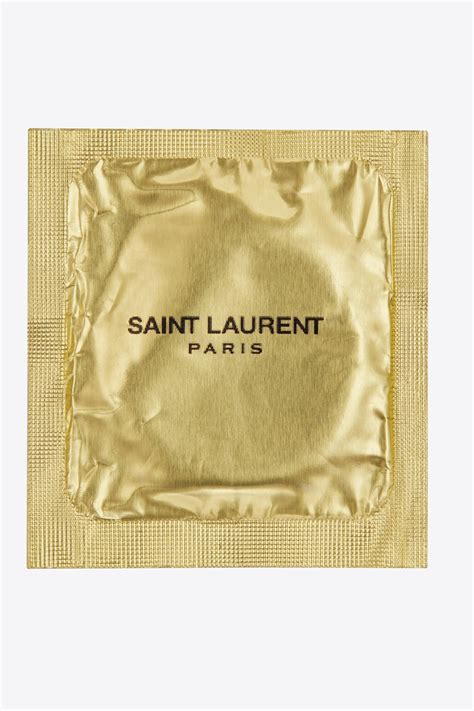 saint laurent condoms|Saint Laurent lance sa gamme de préservatifs 